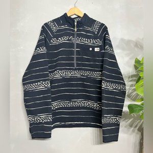THE NORTH FACE | Men’s Printed Gordon Lyons ¼-Zip blue southwest Aztec- Large
